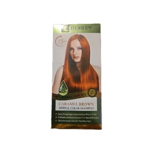 Caramel Brown Color Shampoo 500ml Herbal Herbby Natural  - Picture 1 of 4