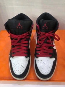 NIKE Air Jordan 1 Mid Gym Red White Black Toe #DQ8426-106 - Size 9 - Picture 1 of 11