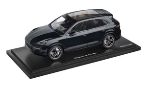 Porsche Cayenne Turbo Modellauto 1:18 Moonlight Blue Metallic Minimax - Bild 1 von 1