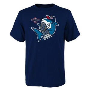 Washington Nationals YOUTH 2019 World Series Champions Trophy Rally Shark Shirt - Picture 1 of 2