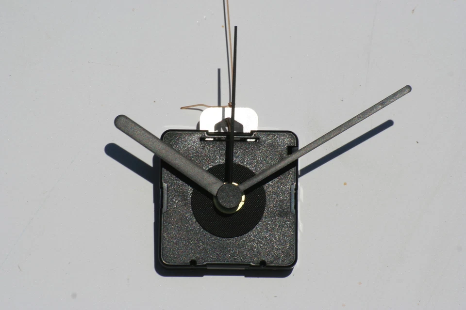 German UTS Quartz Clock Movement Hands and Long Stem. - Image 1 of 1