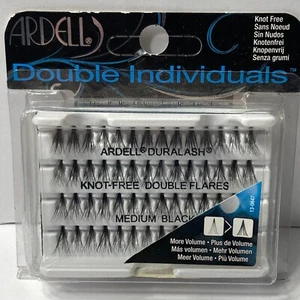 Ardell Lashes Double Individuals Knot Free Double Flares Medium Black Duralash - Bild 1 von 12