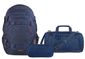 Coocazoo Schulrucksack-Set MATE Blue Motion 3-teilig - Bild 1 von 10