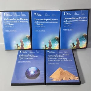 Great Courses Science Math Astronomy Physics Engineering 4 DVD 1 Guidebook Lot - Picture 1 of 24