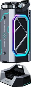MUZEN CyberShell Bluetooth Wireless Speaker + Stand Set Dynamic RGB Sound Bar - Picture 1 of 11