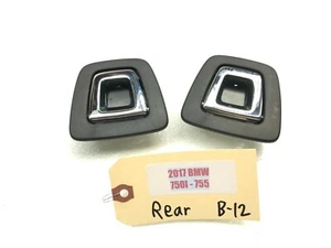 2016-2019 BMW 750I REAR TRUNK LUGGAGE CARGO NET HOOKS X2 OEM. - Picture 1 of 5