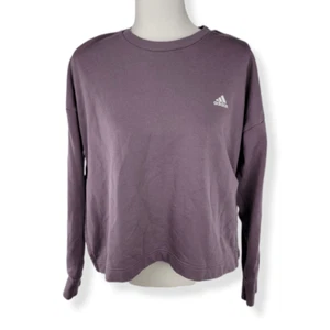 Adidas Purple crewneck sweatshirt Large - Picture 1 of 4