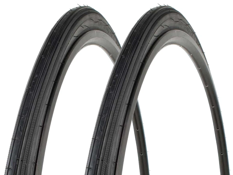 2-PACK Kenda K35 Classic Road Tires 27x1-1/4" Black Clincher 27" Bike - PAIR - Image 1 of 1