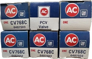 Lot Of 6 NOS GM 6487503 AC DELCO CV768C PCV VALVE CORVETTE CAMARO New In Box - Picture 1 of 2