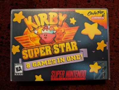 Kirby Super Star (SNES) - Game w/ custom-made case! - Image 1 of 4