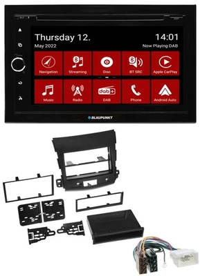 Blaupunkt MP3 DVD Bluetooth DAB 2DIN USB Autoradio für Citroen C-Crosser Mitsubi - Bild 1 von 4