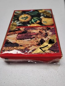Congress Playing Cards Cel-U-Tone Finish Corn & Squash Double Feck Sealed - Picture 1 of 3