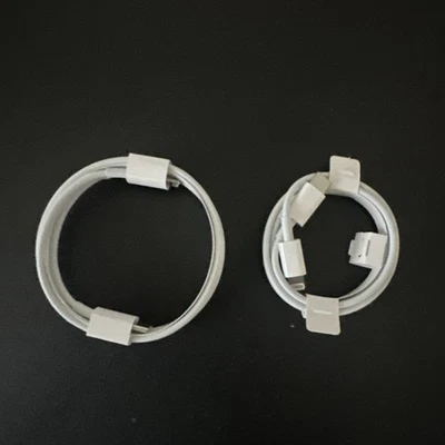 2xApple USB-C Charge Cable 1M ‎3 FT Woven Braided MQKJ3AM/A (Original) w/o box - Image 1 of 4