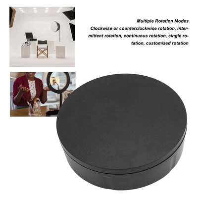 Plug Rotating Display Stand 110lb Adjustable Speed 360 Degree Rechargeable UT - Image 1 of 4