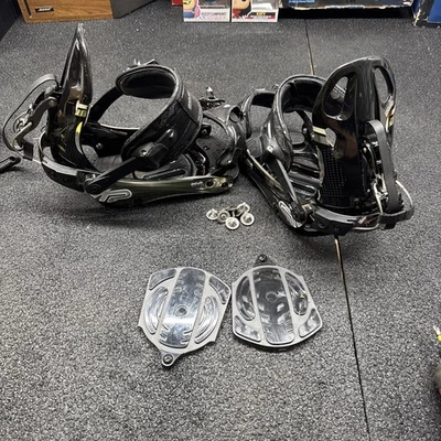 Fijaciones de snowboard K2 Cinch CTS negras para hombre talla L excelentes  Foto 1 de 4