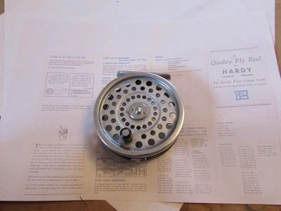 Carrete de pesca con mosca de trucha Hardy Alnwick Marquis 6 usado de colección 3,25" Foto 1 de 4