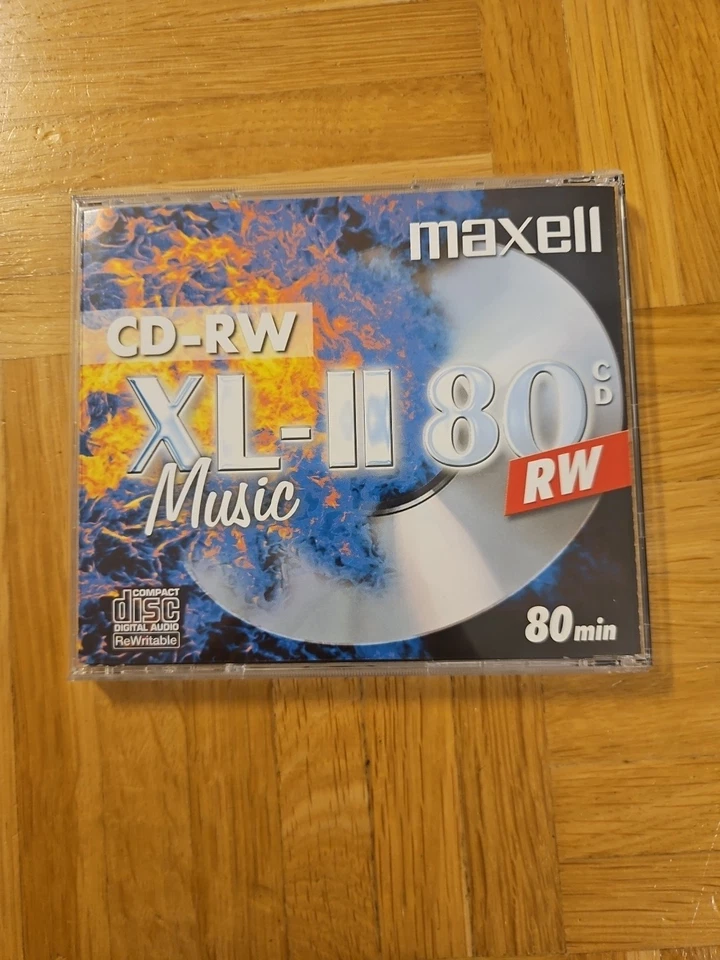 Maxell CD-RW Music XL-II  Audio Rohlinge 80 Minuten Neu #2 - Bild 1 von 2