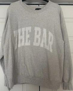 The Bar Light Gray Crewneck Sweatshirt - Picture 1 of 3