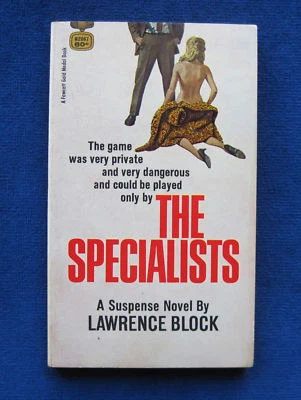 LAWRENCE BLOCK THE SPECIALISTS 1stEd Paperback Original - Image 1 of 2