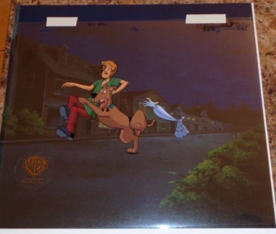 Hanna Barbera Scooby Doo and Shaggy Witch's Ghost Cel Chase! - Image 1 of 4