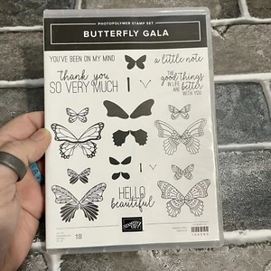 Stampin Up SCHMETTERLINGSGALA Photopolymer Haftstempelset Neu in Verpackung - Bild 1 von 2