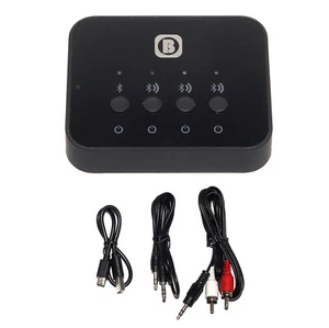 Car Bluetooth 4.0 Stereo Launcher Splitter Audio Adapter Music Transmitter - Picture 1 of 9