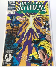 1993 The SECRET DEFENDERS #2 Comic Book 8.5 VF+ Marvel Wolverine Dr. Strange