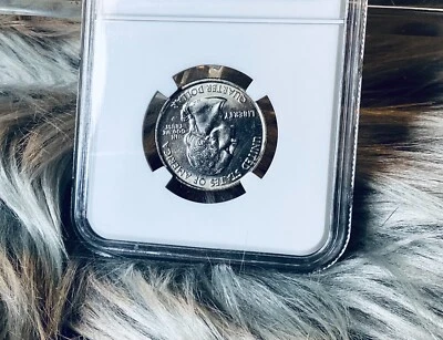 2005-P West Virginia Quarter Mint Error MS 66 Multiple Die Breaks NGC - Image 1 of 4