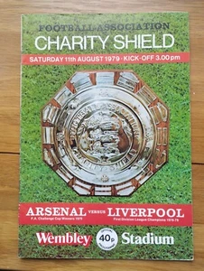Arsenal V Liverpool Charity Shield 11th Aug 1979 - Picture 1 of 4