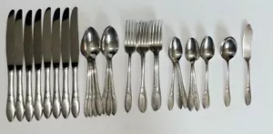 35 Pc Lot Vintage Oneida Community Plate 1932 Lady Hamilton Silverplate Flatware - Picture 1 of 5