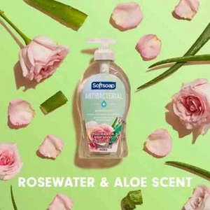 Softsoap Antibacterial Sensitive Liquid Hand Soap, Hypoallergenic, Rosewater and - Picture 1 of 1