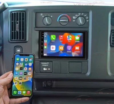 GPS Navi For Chevy Express 2003 2004 2005 2006 Car Stereo Android Carplay Radio Foto 1 de 4