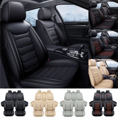 For Hyundai Tucson Accent Sonata Elantra Premium PU Leather Auto Car Seat Covers - Image 1 of 4