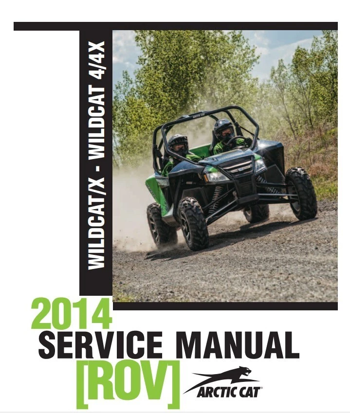 ARCTIC CAT WILDCAT X 4 4X 2014 SIDE BY SIDE Manual de servicio Foto 1 de 1