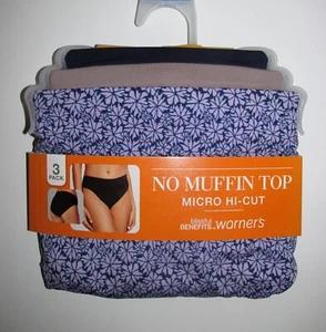 Bragas de microfibra Blissful Benefits by Warners (talla pequeña/5) NUEVAS CON ETIQUETAS - Imagen 1 de 3