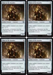 MTG - 4x CHIEF OF THE FOUNDRY - Kaladesh (U) - Picture 1 of 1
