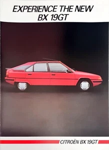 Citroen BX 19GT Brochure 1984 - Picture 1 of 1