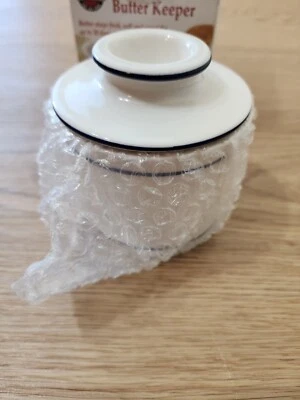 NUEVO Plato de Mantequilla Norpro Vajilla Gres Campana de Mantequilla #284 Plato de Almacenamiento 2 Piezas Foto 1 de 4