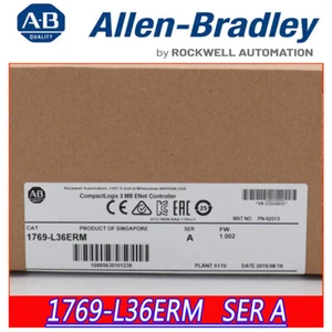 Nuevo controlador de movimiento Allen-Bradley 1769-L36ERM/A CompactLogix 3 MB 1769L36ERM - Imagen 1 de 5