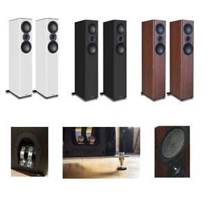 Mission QX-3 MKII Speakers - Floorstanding Tower Audiophile Hi-Fi Rich Sound - Picture 1 of 19