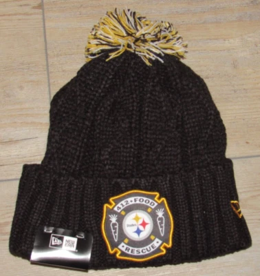 Pittsburgh Steelers 412 Food Rescue TJ Watt Puños Invierno Tejido Sombrero Gorra Para Hombre Foto 1 de 4