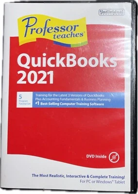 Professor Teaches QuickBooks 2021 Tutorial Set PC - Image 1 of 2