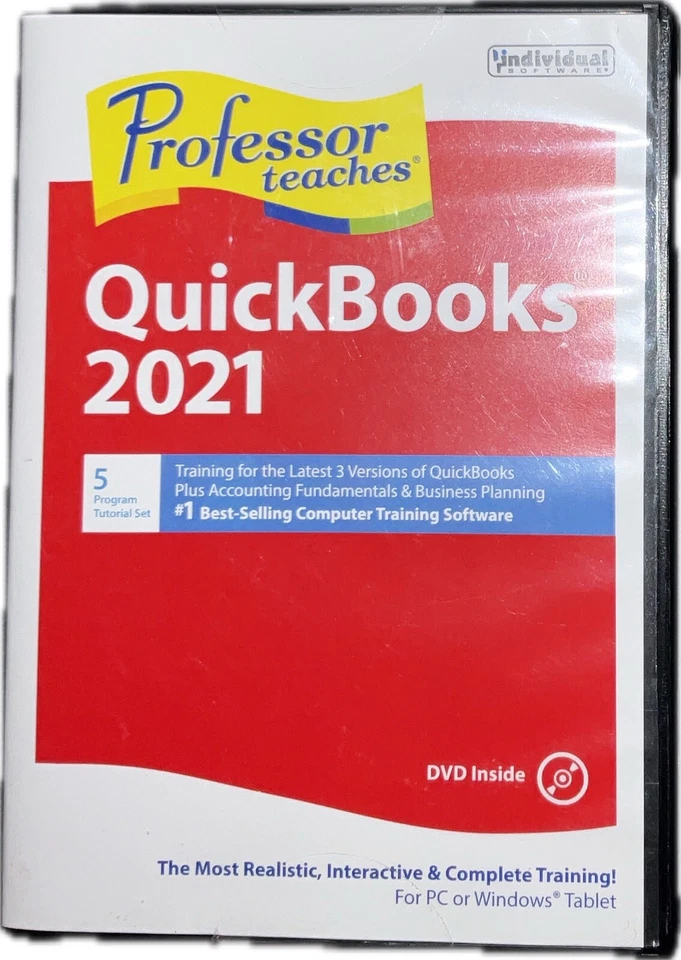 Professor Teaches QuickBooks 2021 Tutorial Set PC - Image 1 of 2