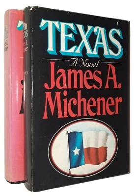 Texas A Historical Novel by James A. Michener Book Club Edition 2 Volume Set Foto 1 de 4