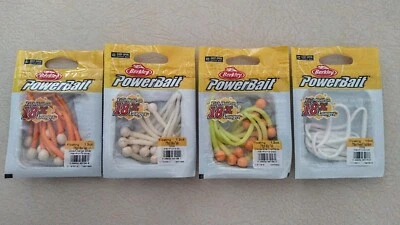 Berkley Powerbait 3" Ratones Flotantes Cola Trucha Gusanos Señuelos de Pesca Lote Panfish Foto 1 de 3