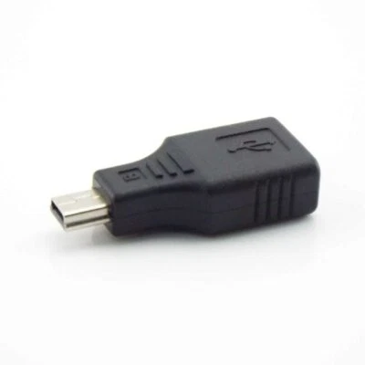 USB 2.0 A Female to Mini USB B 5 Pin Male Jack OTG Adapter Converter Connector - Image 1 of 4
