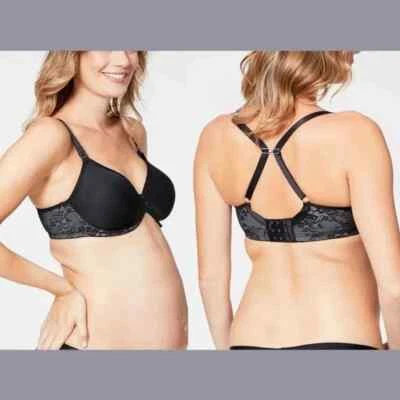 Cake Maternity Womens Nursing Bra Waffles‎ Underwire Spacer US 32J 38F - Image 1 of 4