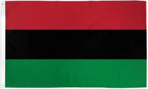 "AFROAMERIKANISCH" Flagge 2x3 ft Polyester Banner Schild Panafrikan Afrika Amerika - Bild 1 von 8
