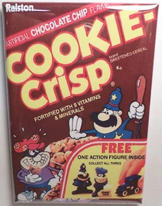 Cookie Crisp Vintage Cereal Box 2"x3" Fridge or Locker MAGNET Retro 80's - Picture 1 of 3