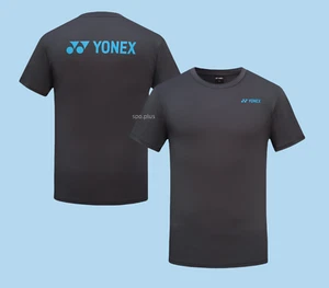 YONEX 25S/S Herren Badminton T-Shirts Sport Training Oberteil dunkelanthrazit 259TR001M - Bild 1 von 6